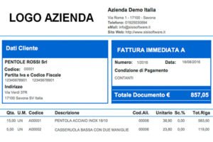 Crea fatture professionali in pochi secondi